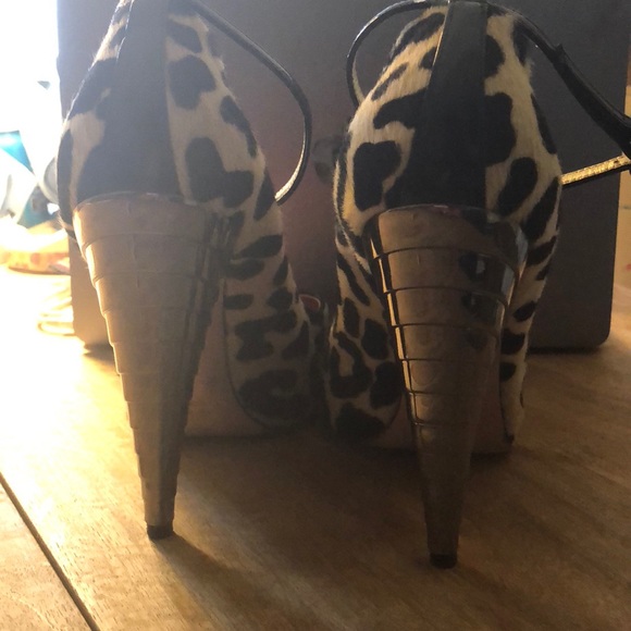 Ankle strap leopard Giuseppe zanotti - Picture 4 of 8